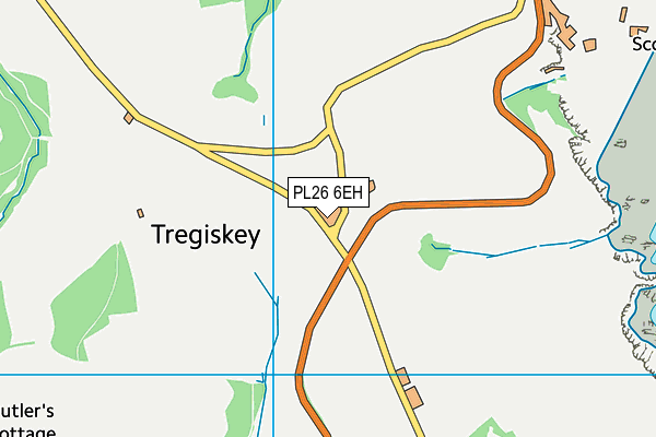 PL26 6EH map - OS VectorMap District (Ordnance Survey) PL26 6EH map - OS VectorMap District (Ordnance Survey)