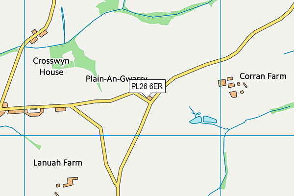 PL26 6ER map - OS VectorMap District (Ordnance Survey) PL26 6ER map - OS VectorMap District (Ordnance Survey)