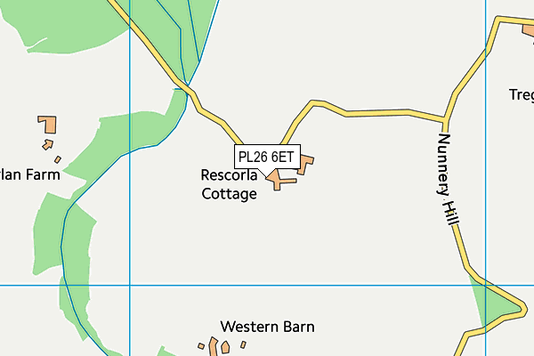 PL26 6ET map - OS VectorMap District (Ordnance Survey) PL26 6ET map - OS VectorMap District (Ordnance Survey)