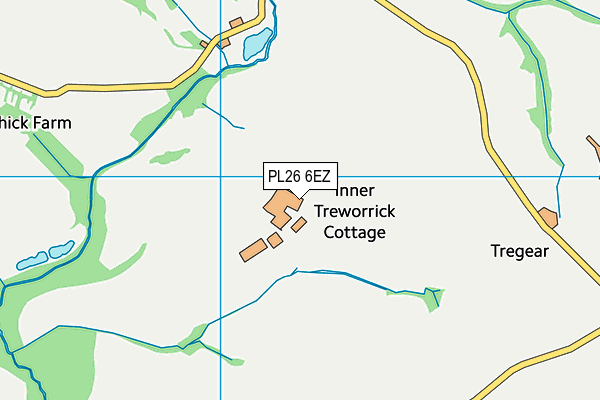 PL26 6EZ map - OS VectorMap District (Ordnance Survey) PL26 6EZ map - OS VectorMap District (Ordnance Survey)