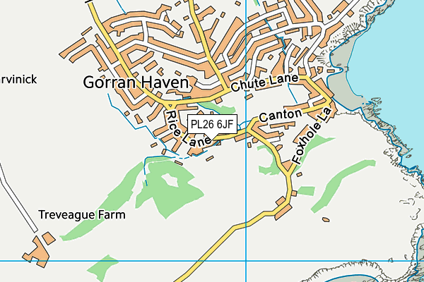 PL26 6JF map - OS VectorMap District (Ordnance Survey) PL26 6JF map - OS VectorMap District (Ordnance Survey)