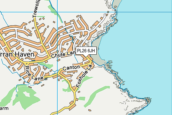 PL26 6JH map - OS VectorMap District (Ordnance Survey) PL26 6JH map - OS VectorMap District (Ordnance Survey)