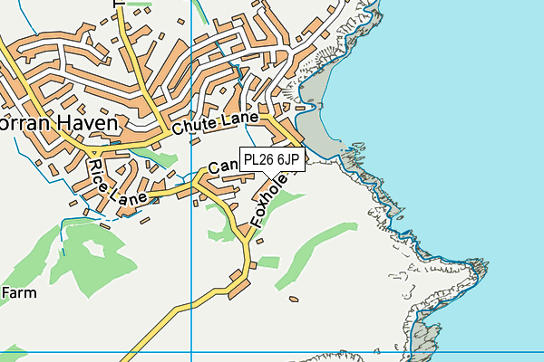 PL26 6JP map - OS VectorMap District (Ordnance Survey) PL26 6JP map - OS VectorMap District (Ordnance Survey)