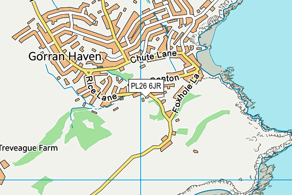 PL26 6JR map - OS VectorMap District (Ordnance Survey) PL26 6JR map - OS VectorMap District (Ordnance Survey)