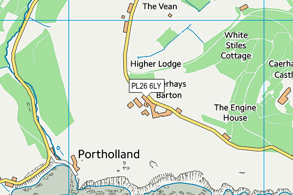 PL26 6LY map - OS VectorMap District (Ordnance Survey) PL26 6LY map - OS VectorMap District (Ordnance Survey)