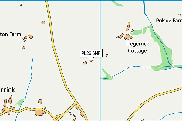 PL26 6NF map - OS VectorMap District (Ordnance Survey) PL26 6NF map - OS VectorMap District (Ordnance Survey)