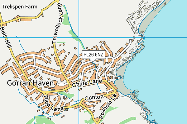 PL26 6NZ map - OS VectorMap District (Ordnance Survey) PL26 6NZ map - OS VectorMap District (Ordnance Survey)