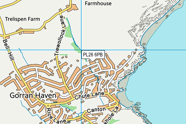 PL26 6PB map - OS VectorMap District (Ordnance Survey) PL26 6PB map - OS VectorMap District (Ordnance Survey)