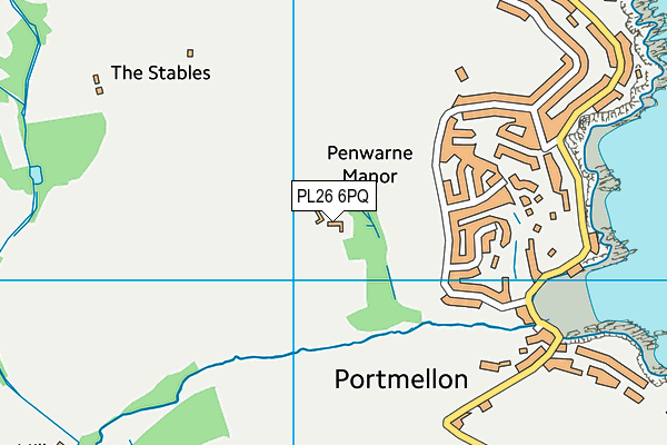 PL26 6PQ map - OS VectorMap District (Ordnance Survey) PL26 6PQ map - OS VectorMap District (Ordnance Survey)
