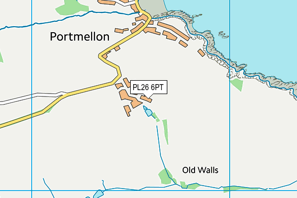PL26 6PT map - OS VectorMap District (Ordnance Survey) PL26 6PT map - OS VectorMap District (Ordnance Survey)
