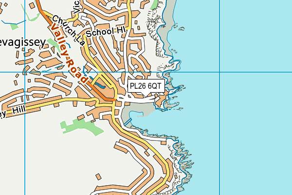 PL26 6QT map - OS VectorMap District (Ordnance Survey) PL26 6QT map - OS VectorMap District (Ordnance Survey)