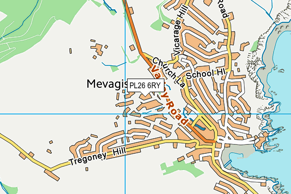 PL26 6RY map - OS VectorMap District (Ordnance Survey) PL26 6RY map - OS VectorMap District (Ordnance Survey)