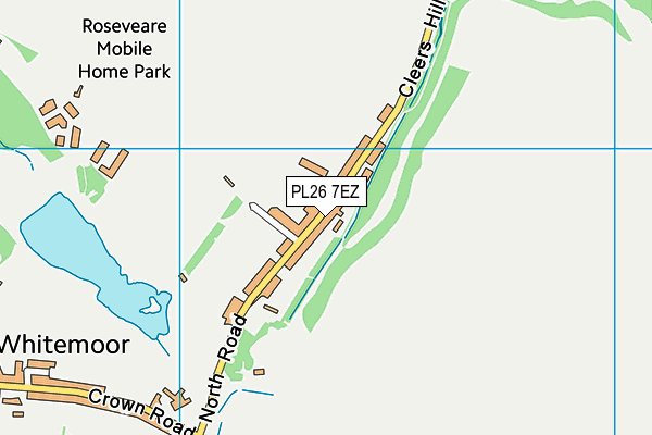 PL26 7EZ map - OS VectorMap District (Ordnance Survey) PL26 7EZ map - OS VectorMap District (Ordnance Survey)
