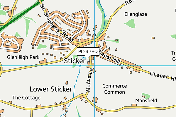PL26 7HQ map - OS VectorMap District (Ordnance Survey) PL26 7HQ map - OS VectorMap District (Ordnance Survey)