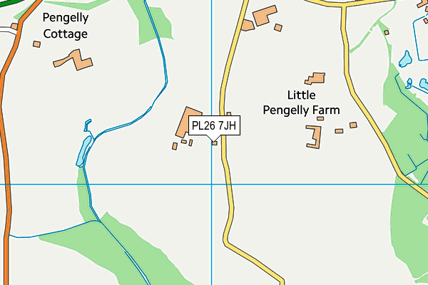 PL26 7JH map - OS VectorMap District (Ordnance Survey) PL26 7JH map - OS VectorMap District (Ordnance Survey)