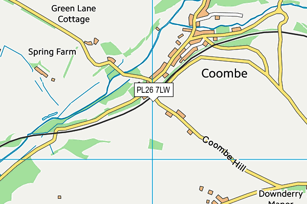 PL26 7LW map - OS VectorMap District (Ordnance Survey) PL26 7LW map - OS VectorMap District (Ordnance Survey)