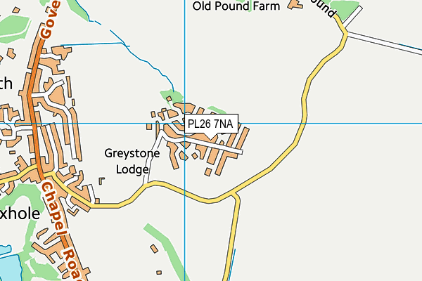 PL26 7NA map - OS VectorMap District (Ordnance Survey) PL26 7NA map - OS VectorMap District (Ordnance Survey)