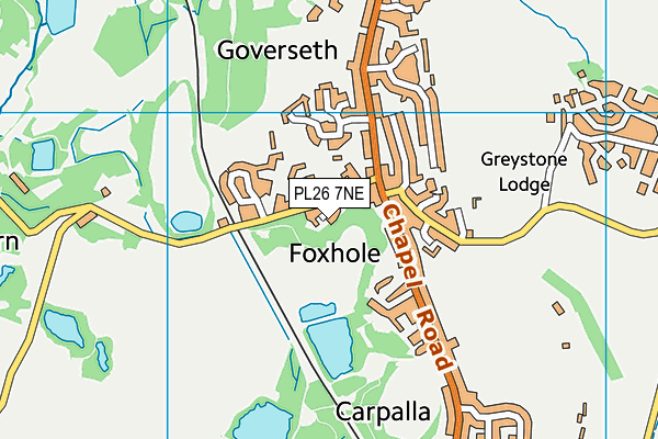 PL26 7NE map - OS VectorMap District (Ordnance Survey) PL26 7NE map - OS VectorMap District (Ordnance Survey)