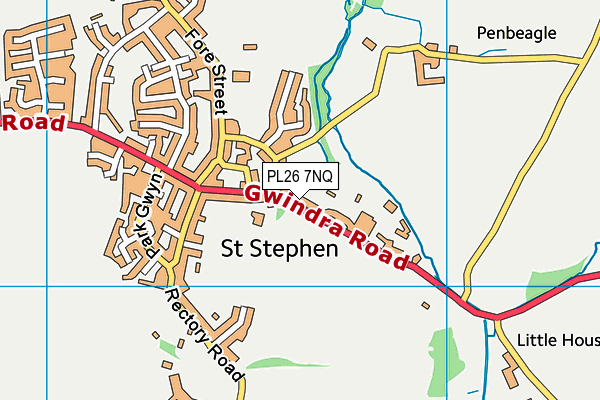 PL26 7NQ map - OS VectorMap District (Ordnance Survey) PL26 7NQ map - OS VectorMap District (Ordnance Survey)