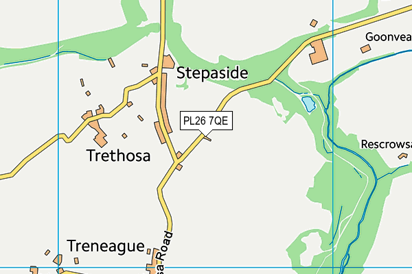 PL26 7QE map - OS VectorMap District (Ordnance Survey) PL26 7QE map - OS VectorMap District (Ordnance Survey)