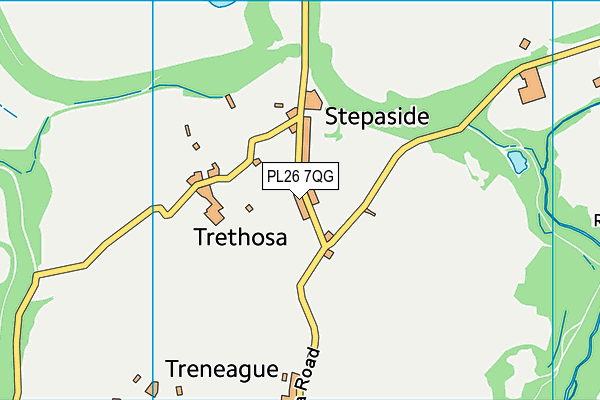 PL26 7QG map - OS VectorMap District (Ordnance Survey) PL26 7QG map - OS VectorMap District (Ordnance Survey)