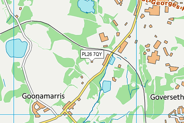 PL26 7QY map - OS VectorMap District (Ordnance Survey) PL26 7QY map - OS VectorMap District (Ordnance Survey)