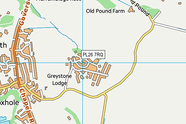 PL26 7RQ map - OS VectorMap District (Ordnance Survey) PL26 7RQ map - OS VectorMap District (Ordnance Survey)
