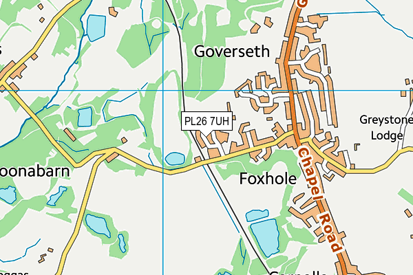 PL26 7UH map - OS VectorMap District (Ordnance Survey) PL26 7UH map - OS VectorMap District (Ordnance Survey)