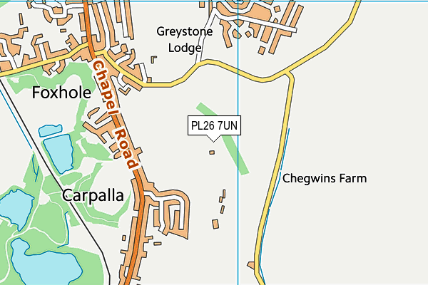 PL26 7UN map - OS VectorMap District (Ordnance Survey) PL26 7UN map - OS VectorMap District (Ordnance Survey)