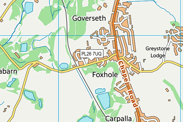 PL26 7UQ map - OS VectorMap District (Ordnance Survey) PL26 7UQ map - OS VectorMap District (Ordnance Survey)