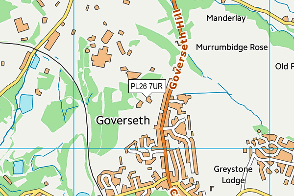 PL26 7UR map - OS VectorMap District (Ordnance Survey) PL26 7UR map - OS VectorMap District (Ordnance Survey)