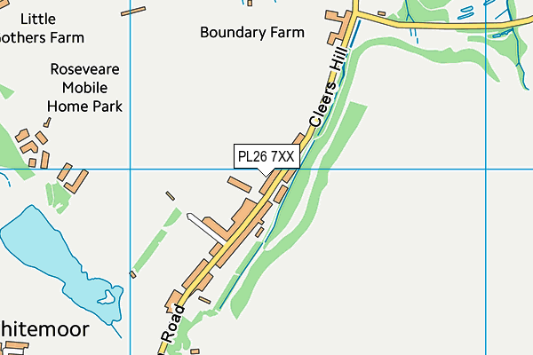 PL26 7XX map - OS VectorMap District (Ordnance Survey) PL26 7XX map - OS VectorMap District (Ordnance Survey)