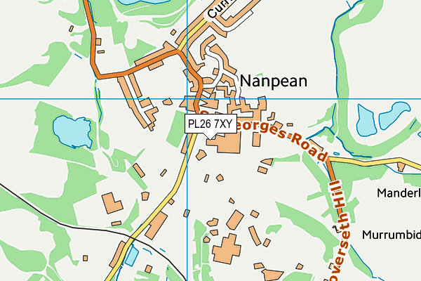 PL26 7XY map - OS VectorMap District (Ordnance Survey) PL26 7XY map - OS VectorMap District (Ordnance Survey)