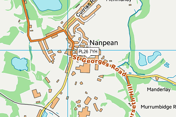 PL26 7YH map - OS VectorMap District (Ordnance Survey) PL26 7YH map - OS VectorMap District (Ordnance Survey)