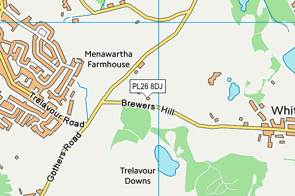 PL26 8DJ map - OS VectorMap District (Ordnance Survey) PL26 8DJ map - OS VectorMap District (Ordnance Survey)