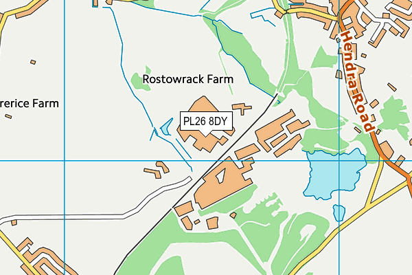 PL26 8DY map - OS VectorMap District (Ordnance Survey) PL26 8DY map - OS VectorMap District (Ordnance Survey)