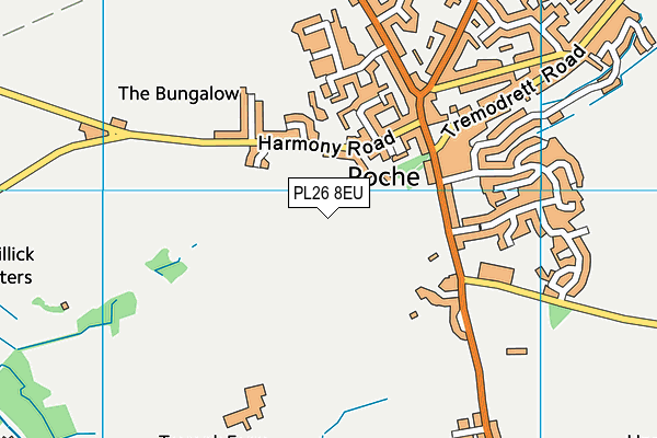 PL26 8EU map - OS VectorMap District (Ordnance Survey) PL26 8EU map - OS VectorMap District (Ordnance Survey)