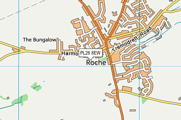 PL26 8EW map - OS VectorMap District (Ordnance Survey) PL26 8EW map - OS VectorMap District (Ordnance Survey)