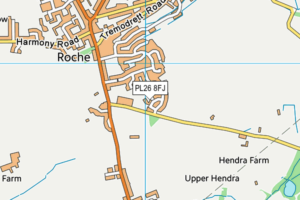 PL26 8FJ map - OS VectorMap District (Ordnance Survey) PL26 8FJ map - OS VectorMap District (Ordnance Survey)
