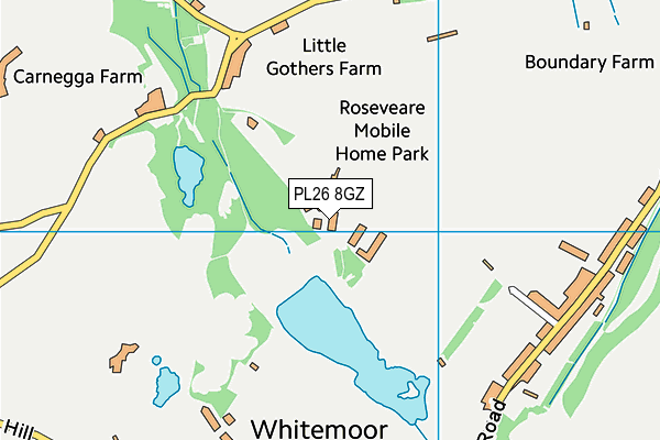 PL26 8GZ map - OS VectorMap District (Ordnance Survey) PL26 8GZ map - OS VectorMap District (Ordnance Survey)