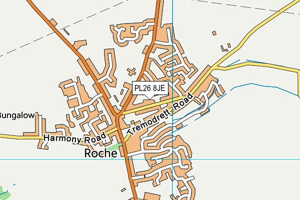 PL26 8JE map - OS VectorMap District (Ordnance Survey) PL26 8JE map - OS VectorMap District (Ordnance Survey)