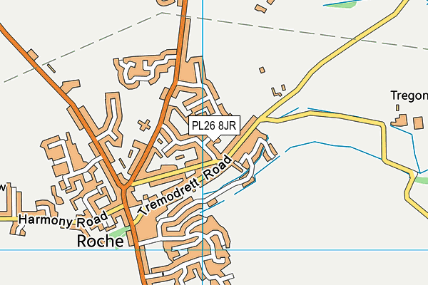 PL26 8JR map - OS VectorMap District (Ordnance Survey) PL26 8JR map - OS VectorMap District (Ordnance Survey)