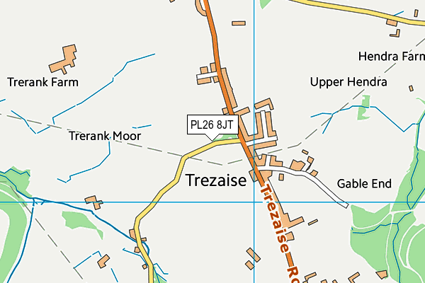 PL26 8JT map - OS VectorMap District (Ordnance Survey) PL26 8JT map - OS VectorMap District (Ordnance Survey)