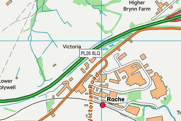 PL26 8LQ map - OS VectorMap District (Ordnance Survey) PL26 8LQ map - OS VectorMap District (Ordnance Survey)