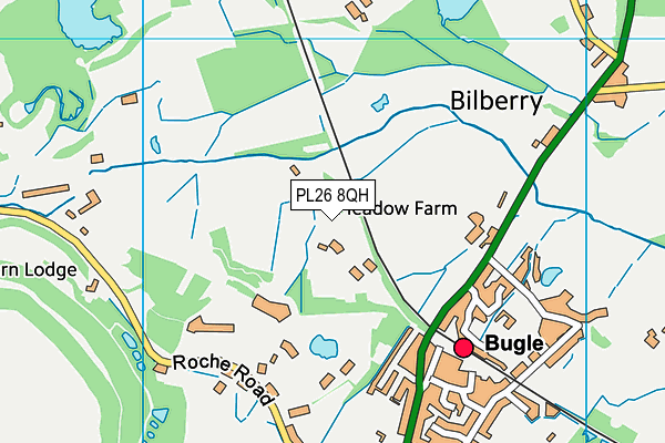 PL26 8QH map - OS VectorMap District (Ordnance Survey) PL26 8QH map - OS VectorMap District (Ordnance Survey)