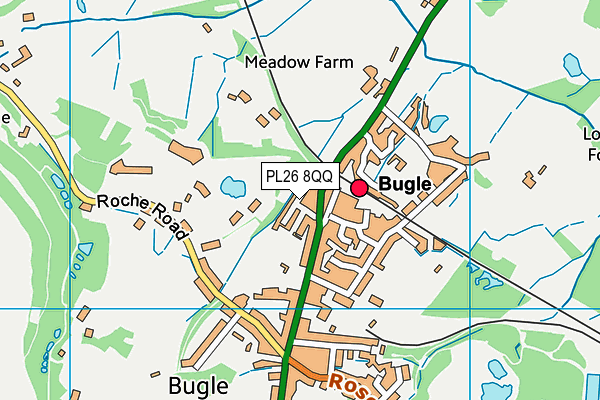 PL26 8QQ map - OS VectorMap District (Ordnance Survey) PL26 8QQ map - OS VectorMap District (Ordnance Survey)