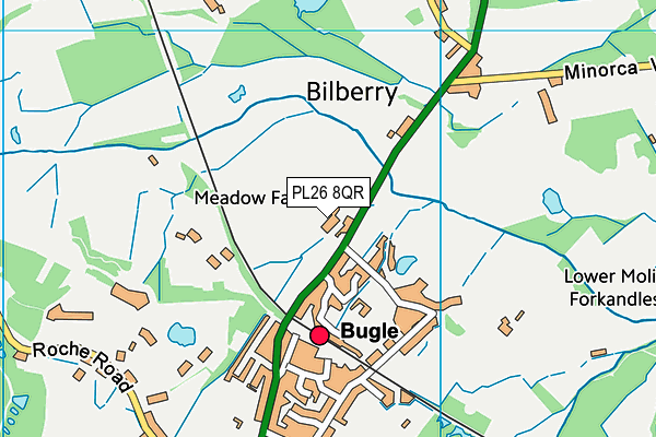 PL26 8QR map - OS VectorMap District (Ordnance Survey) PL26 8QR map - OS VectorMap District (Ordnance Survey)
