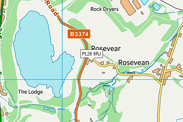 PL26 8RJ map - OS VectorMap District (Ordnance Survey) PL26 8RJ map - OS VectorMap District (Ordnance Survey)