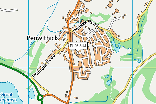 PL26 8UJ map - OS VectorMap District (Ordnance Survey) PL26 8UJ map - OS VectorMap District (Ordnance Survey)