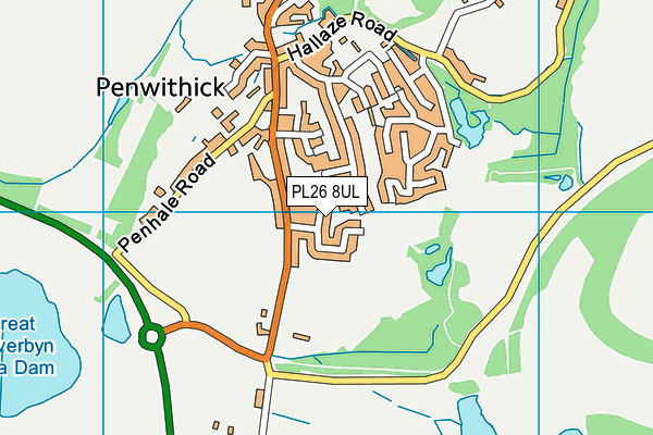 PL26 8UL map - OS VectorMap District (Ordnance Survey) PL26 8UL map - OS VectorMap District (Ordnance Survey)